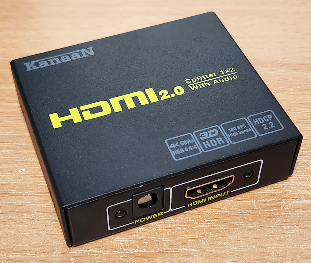KanaaN HDMIスプリッター レビュー 2023年版(笑): ネット中継