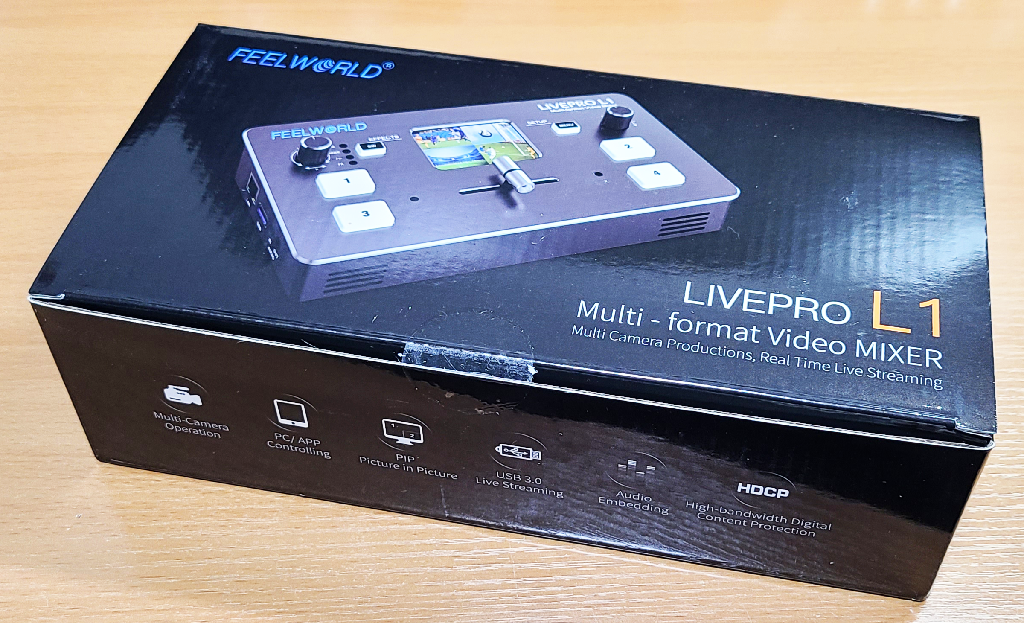 FEELWORLD LIVEPRO L1 レビュー: ネット中継配信でGO!