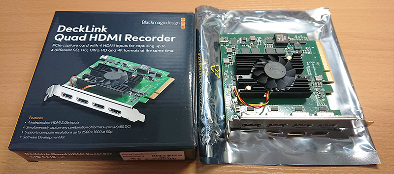 DeckLink Quad HDMI Recorder 美品スマホ・タブレット・パソコン