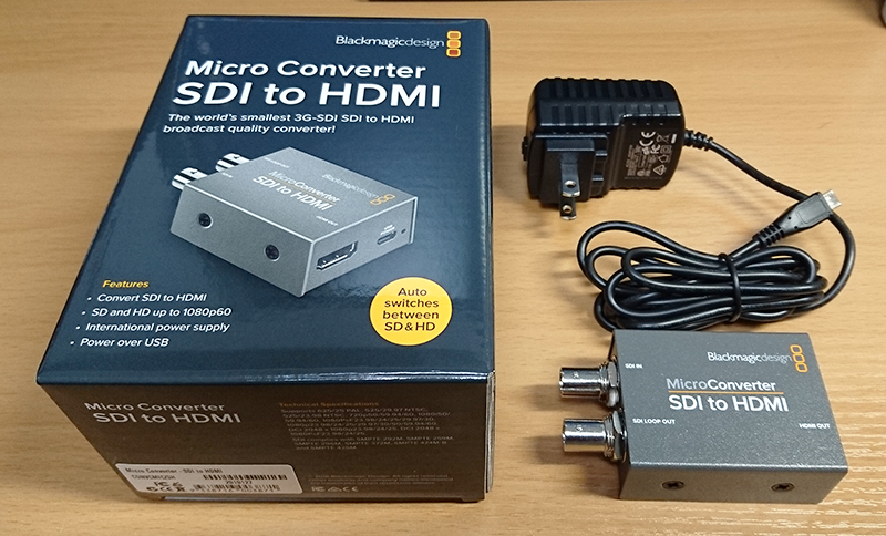 Micro Converter SDI to HDMI レビュー: ネット中継配信でGO!